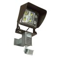 Newalthlete 60 watt Low Profile LED Wall Pack Light with Glare Shield & Motion Sensor, U Bracket Mount NE1643087